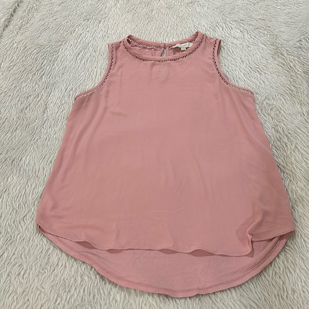 loft pink top